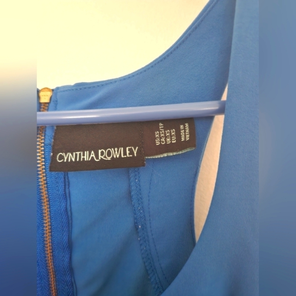 Royal Blue Sleeveless Dress - Picture 9 of 10